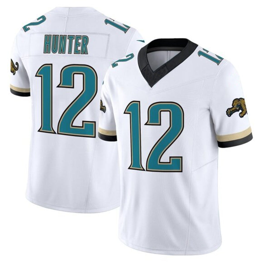 Kdoa J.Jaguars #12 Travis Hunter Player White Vapor F.U.S.E. Limited Stitched Jerseys