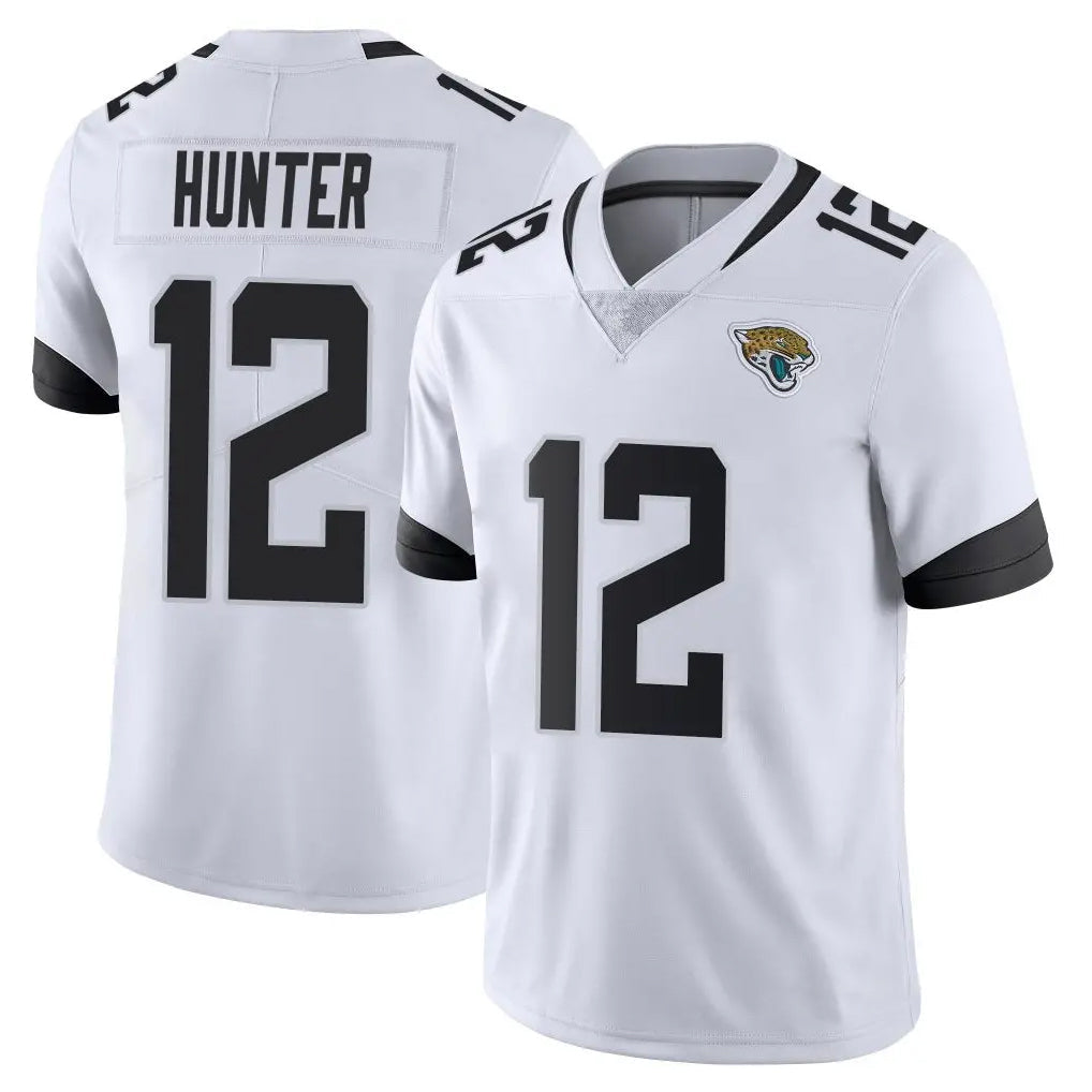Kdoa J.Jaguars #12 Travis Hunter Player White Vapor Untouchable Limited Home Game Stitched Jerseys