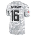 Kdoa J.Jaguars #16 Trevor Lawrence Arctic Camo 2024 Salute to Service Limited Stitched Jerseys