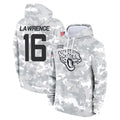 Kdoa J.Jaguars #16 Trevor Lawrence Player Arctic Camo Salute to Service Hoodies Limited Game Stitched Jerseys