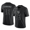 Kdoa J.Jaguars #16 Trevor Lawrence Player Black Reflective Limited Game Stitched Jerseys