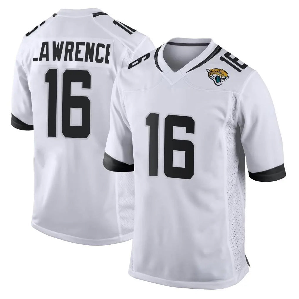 Kdoa J.Jaguars #16 Trevor Lawrence Player White Home Game Stitched Jerseys