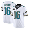 Kdoa J.Jaguars #16 Trevor Lawrence Player White Prowler Throwback Vapor F.U.S.E. Limited Home Game Stitched Jerseys