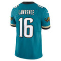 Kdoa J.Jaguars #16 Trevor Lawrence Teal Prowler Throwback Vapor F.U.S.E. Limited Stitched Jerseys