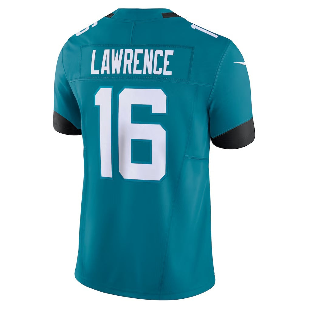 Kdoa J.Jaguars #16 Trevor Lawrence Teal Vapor F.U.S.E. Limited Stitched Jerseys