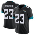 Kdoa J.Jaguars #23 Foyesade Oluokun Player Black Vapor Untouchable Limited Home Game Stitched Jerseys