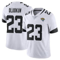 Kdoa J.Jaguars #23 Foyesade Oluokun Player White Vapor Untouchable Limited Home Game Stitched Jerseys