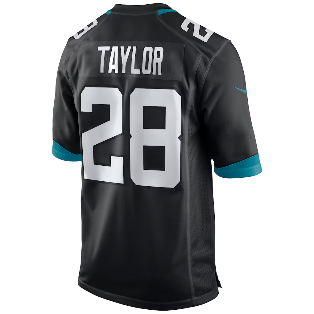 Kdoa J.Jaguars #28 Fred Taylor Black Retired Player Alternate Game Stitched Jerseys