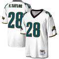 Kdoa J.Jaguars #28 Fred Taylor Player Mitchell & Ness White Legacy Replica Stitched Jerseys