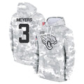 Kdoa J.Jaguars #3 Jakobi Meyers Player Arctic Camo Salute to Service Hoodies Limited Game Stitched Jerseys
