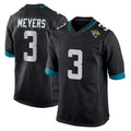 Kdoa J.Jaguars #3 Jakobi Meyers Player Black Home Game Stitched Jerseys
