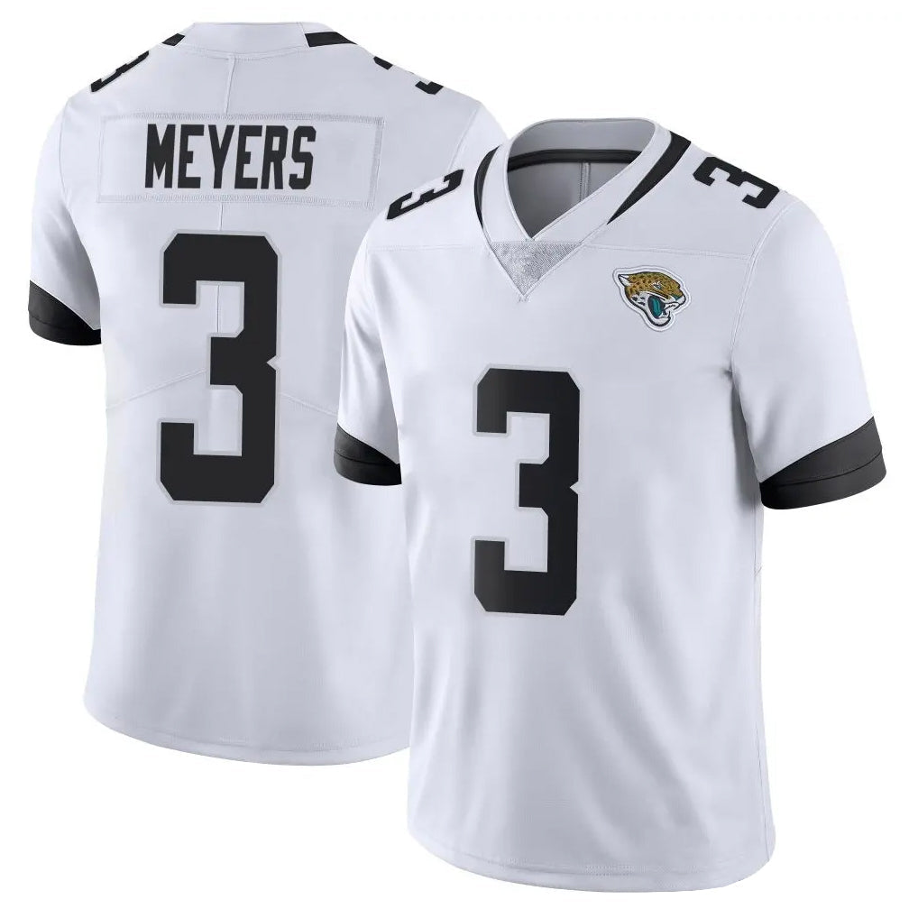 Kdoa J.Jaguars #3 Jakobi Meyers Player White Vapor Untouchable Limited Home Game Stitched Jerseys