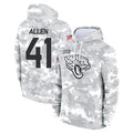 Kdoa J.Jaguars #41 Josh Hines-Allen Player Arctic Camo Salute to Service Hoodies Limited Game Stitched Jerseys
