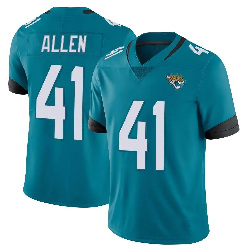 Kdoa J.Jaguars #41 Josh Hines-Allen Player Teal Vapor Untouchable Limited Home Game Stitched Jerseys