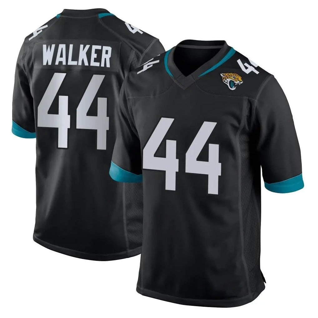 Kdoa J.Jaguars #44 Travon Walker Player Black Home Game Stitched Jerseys
