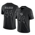 Kdoa J.Jaguars #44 Travon Walker Player Black Reflective Limited Game Stitched Jerseys
