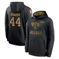 Kdoa J.Jaguars #44 Travon Walker Player Black Salute to Service Hoodies Limited Game Stitched Jerseys