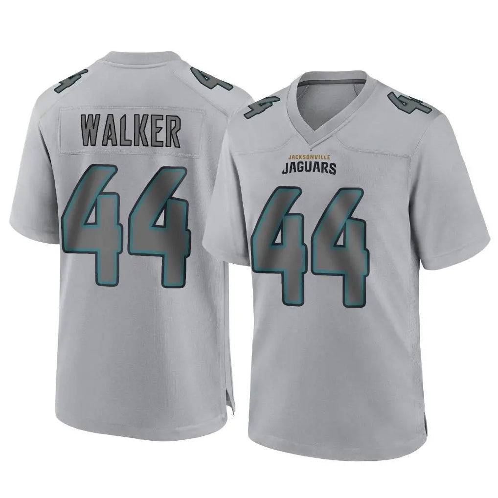 Kdoa J.Jaguars #44 Travon Walker Player Gray Atmosphere Fashion Home Game Stitched Jerseys