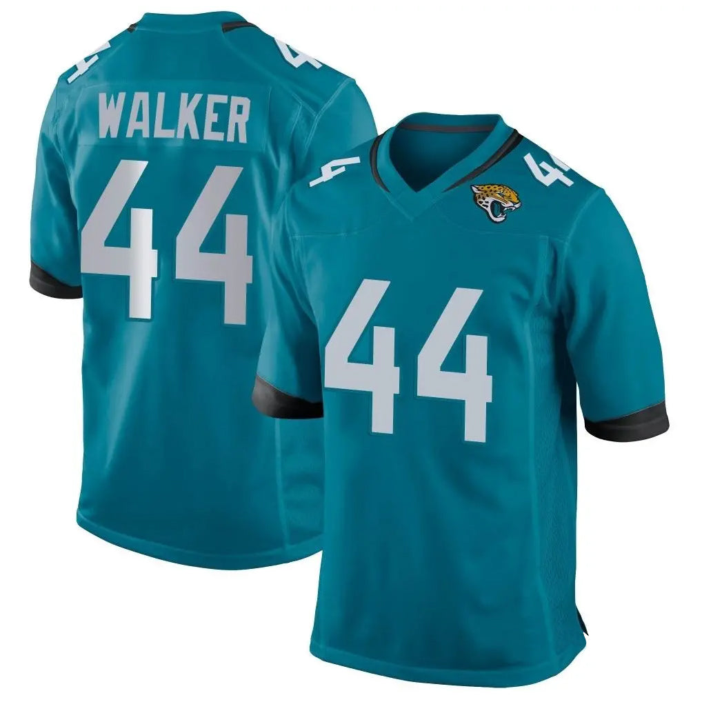 Kdoa J.Jaguars #44 Travon Walker Player Teal Home Game Stitched Jerseys