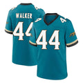 Kdoa J.Jaguars #44 Travon Walker Player Teal Prowler Throwback Limited Home Game Stitched Jerseys