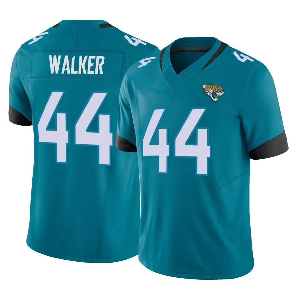 Kdoa J.Jaguars #44 Travon Walker Player Teal Vapor F.U.S.E. Limited Home Game Stitched Jerseys
