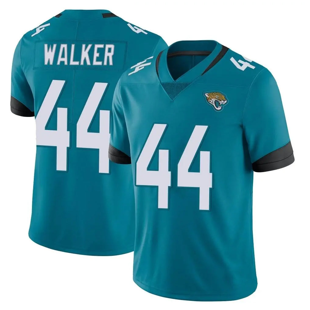 Kdoa J.Jaguars #44 Travon Walker Player Teal Vapor Untouchable Limited Home Game Stitched Jerseys