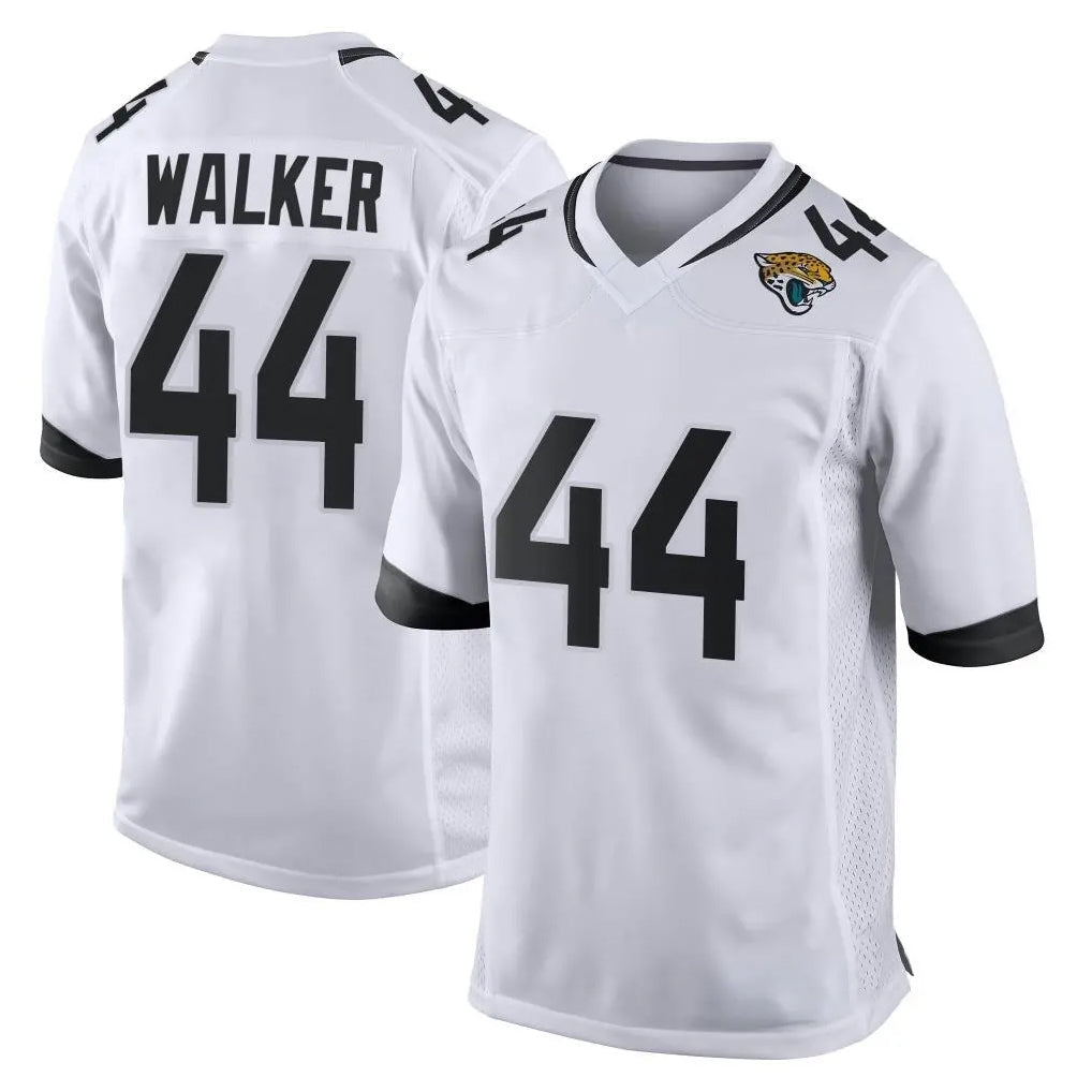 Kdoa J.Jaguars #44 Travon Walker Player White Home Game Stitched Jerseys