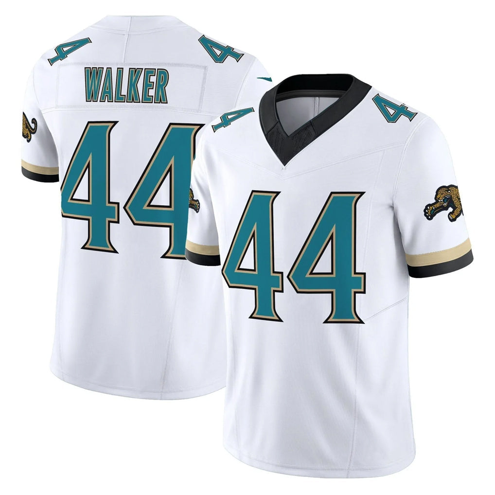 Kdoa J.Jaguars #44 Travon Walker Player White Prowler Throwback Vapor F.U.S.E. Limited Home Game Stitched Jerseys