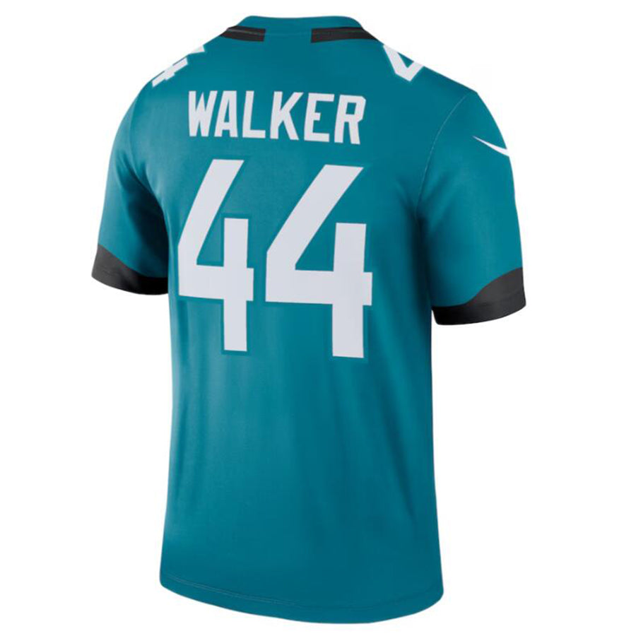 Kdoa J.Jaguars #44 Travon Walker Teal Legend Jersey American Stitched Jerseys