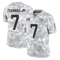 Kdoa J.Jaguars #7 Brian Thomas Jr. Player Arctic Camo Salute To Service Limited Game Stitched Jerseys