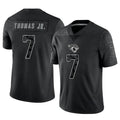 Kdoa J.Jaguars #7 Brian Thomas Jr. Player Black RFLCTV Limited Stitched Jerseys