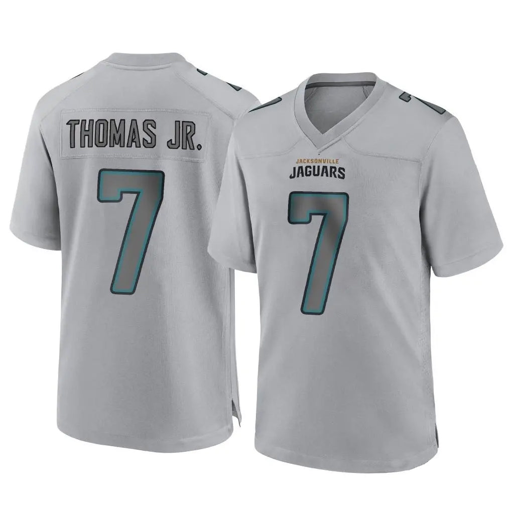 Kdoa J.Jaguars #7 Brian Thomas Jr. Player Gray Atmosphere Fashion Home Game Stitched Jerseys