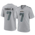 Kdoa J.Jaguars #7 Brian Thomas Jr. Player Gray Atmosphere Fashion Home Game Stitched Jerseys