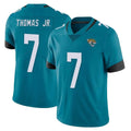 Kdoa J.Jaguars #7 Brian Thomas Jr. Player Teal Vapor Untouchable Limited Home Game Stitched Jerseys