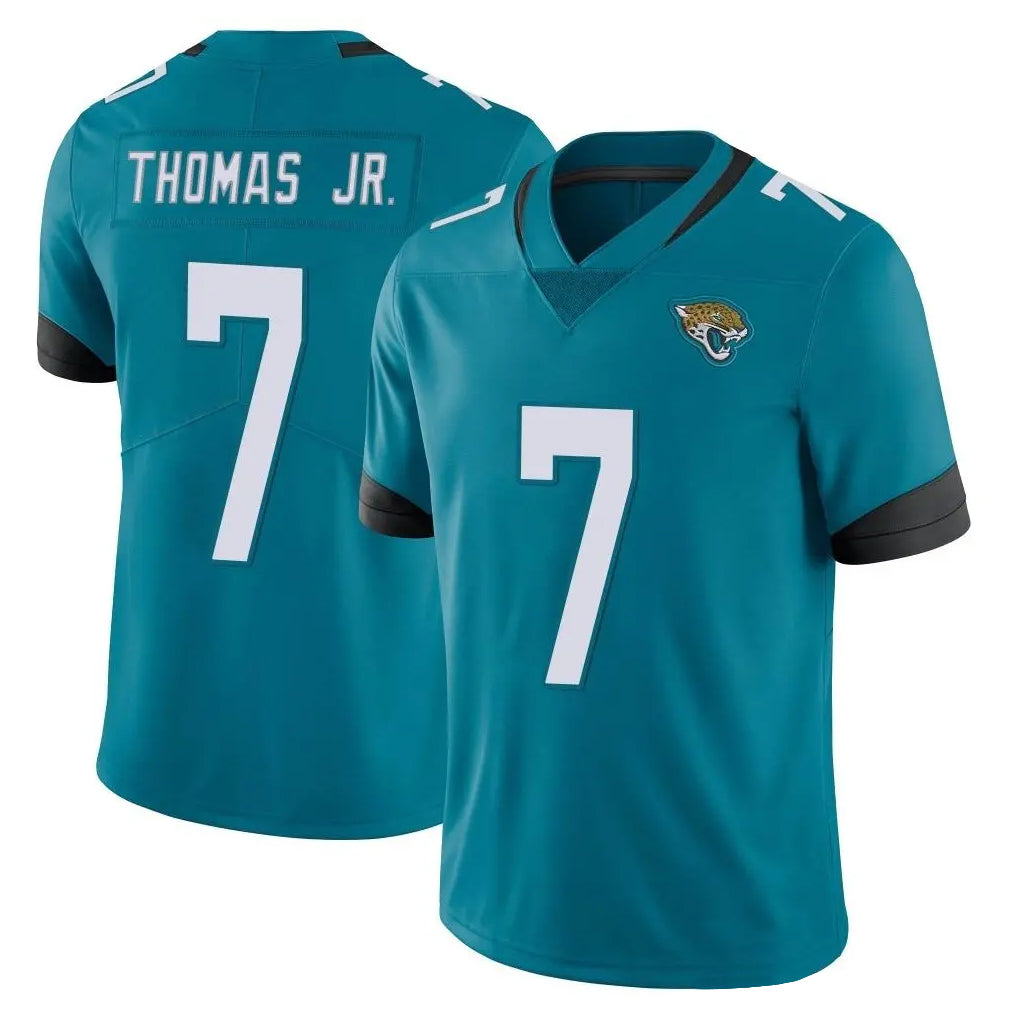 Kdoa J.Jaguars #7 Brian Thomas Jr. Player Teal Vapor Untouchable Limited Home Game Stitched Jerseys