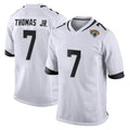 Kdoa J.Jaguars #7 Brian Thomas Jr. Player White Home Game Stitched Jerseys