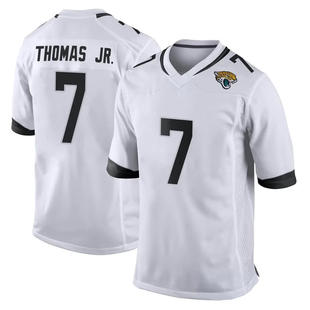 Kdoa J.Jaguars #7 Brian Thomas Jr. Player White Home Game Stitched Jerseys