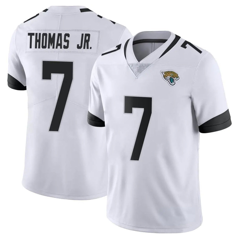 Kdoa J.Jaguars #7 Brian Thomas Jr. Player White Vapor Untouchable Limited Home Game Stitched Jerseys