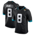 Kdoa J.Jaguars #8 Mark Brunell?Player Black Home Game Stitched Jerseys