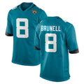 Kdoa J.Jaguars #8 Mark Brunell?Player Teal Home Game Stitched Jerseys