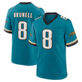 Kdoa J.Jaguars #8 Mark Brunell?Player Teal Prowler Throwback Limited Home Game Stitched Jerseys