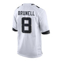 Kdoa J.Jaguars #8 Mark Brunell?Player White Home Game Stitched Jerseys