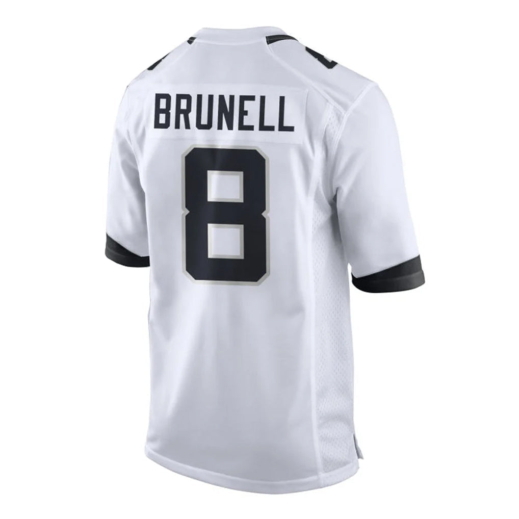 Kdoa J.Jaguars #8 Mark Brunell?Player White Home Game Stitched Jerseys