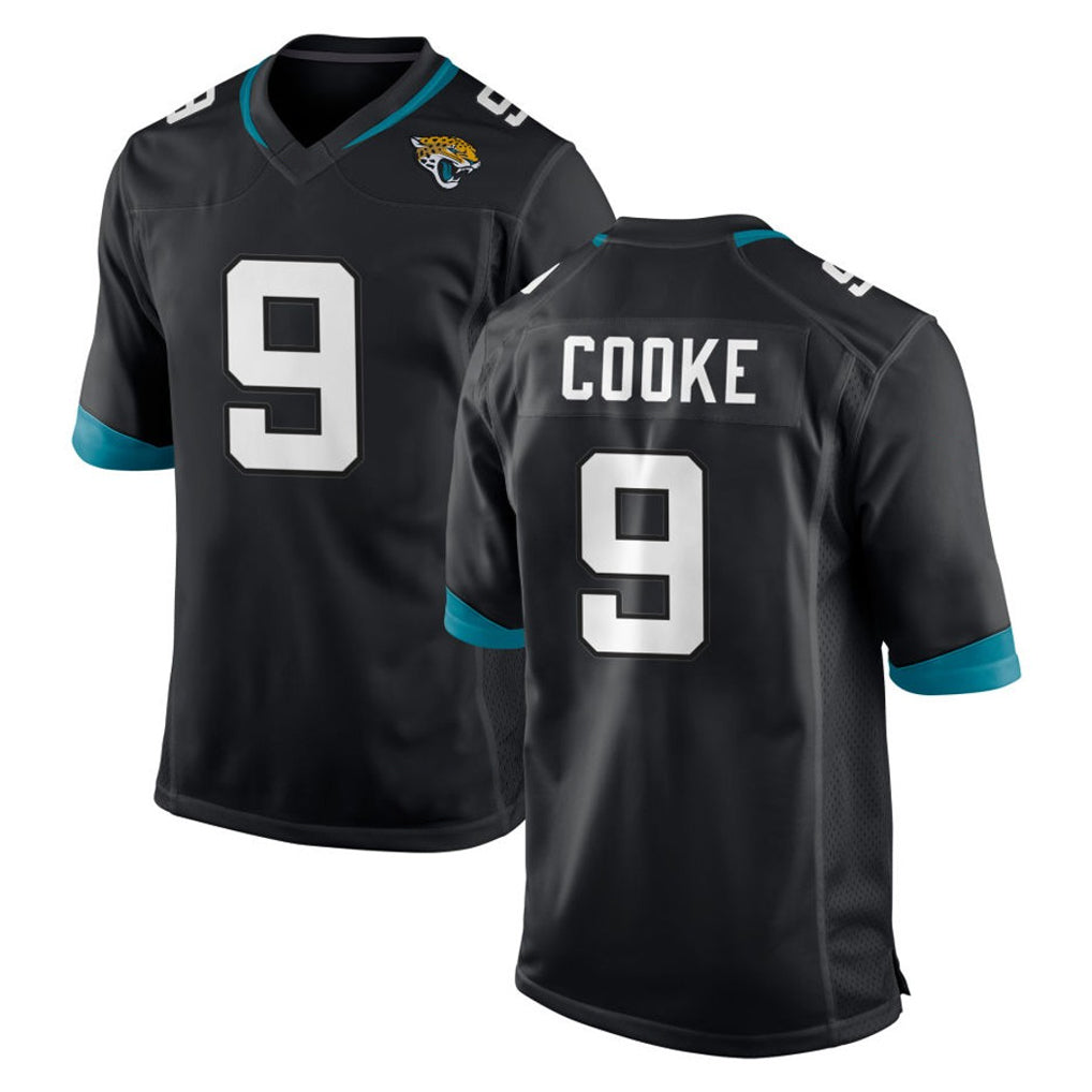 Kdoa J.Jaguars #9 Logan Cooke Player Black Home Game Stitched Jerseys