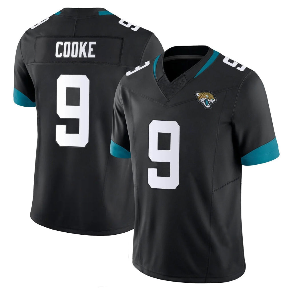 Kdoa J.Jaguars #9 Logan Cooke Player Black Vapor Untouchable Limited Home Game Stitched Jerseys