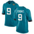 Kdoa J.Jaguars #9 Logan Cooke Player Teal Home Game Stitched Jerseys