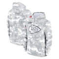Kdoa KC.Chiefs Arctic Camo Salute to Service Hoodies Limited Game Blank Player Stitched Jerseys