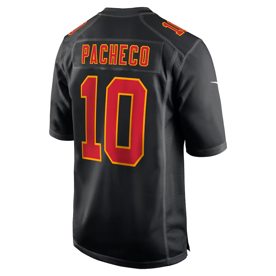Kdoa KC.Chiefs #10 Isiah Pacheco Player Black Fashion Game Stitched Jerseys