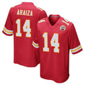 Kdoa KC.Chiefs #14 Matt Araiza Player Red Home Game Stitched Jerseys