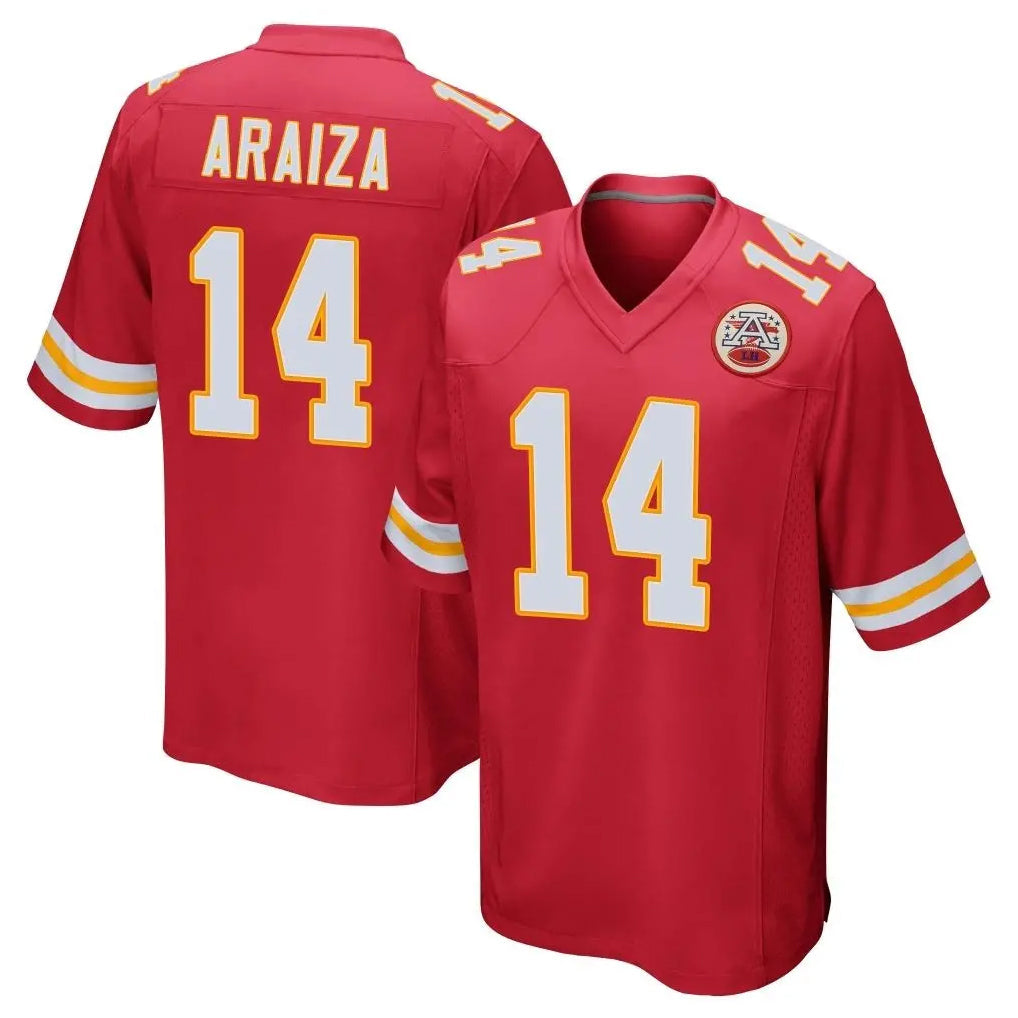 Kdoa KC.Chiefs #14 Matt Araiza Player Red Home Game Stitched Jerseys